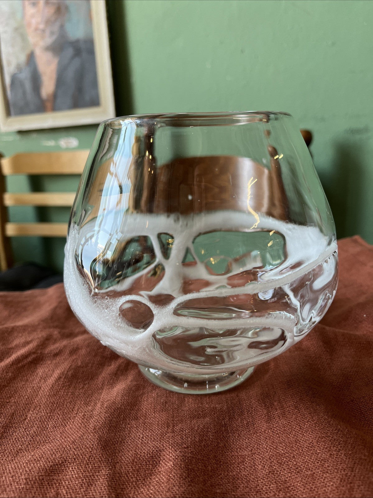 Vase Rond En Verre