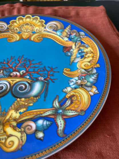 Grande Assiette Versace Rosenthal Les Trésors de la Mer 30,5 cm Medusa