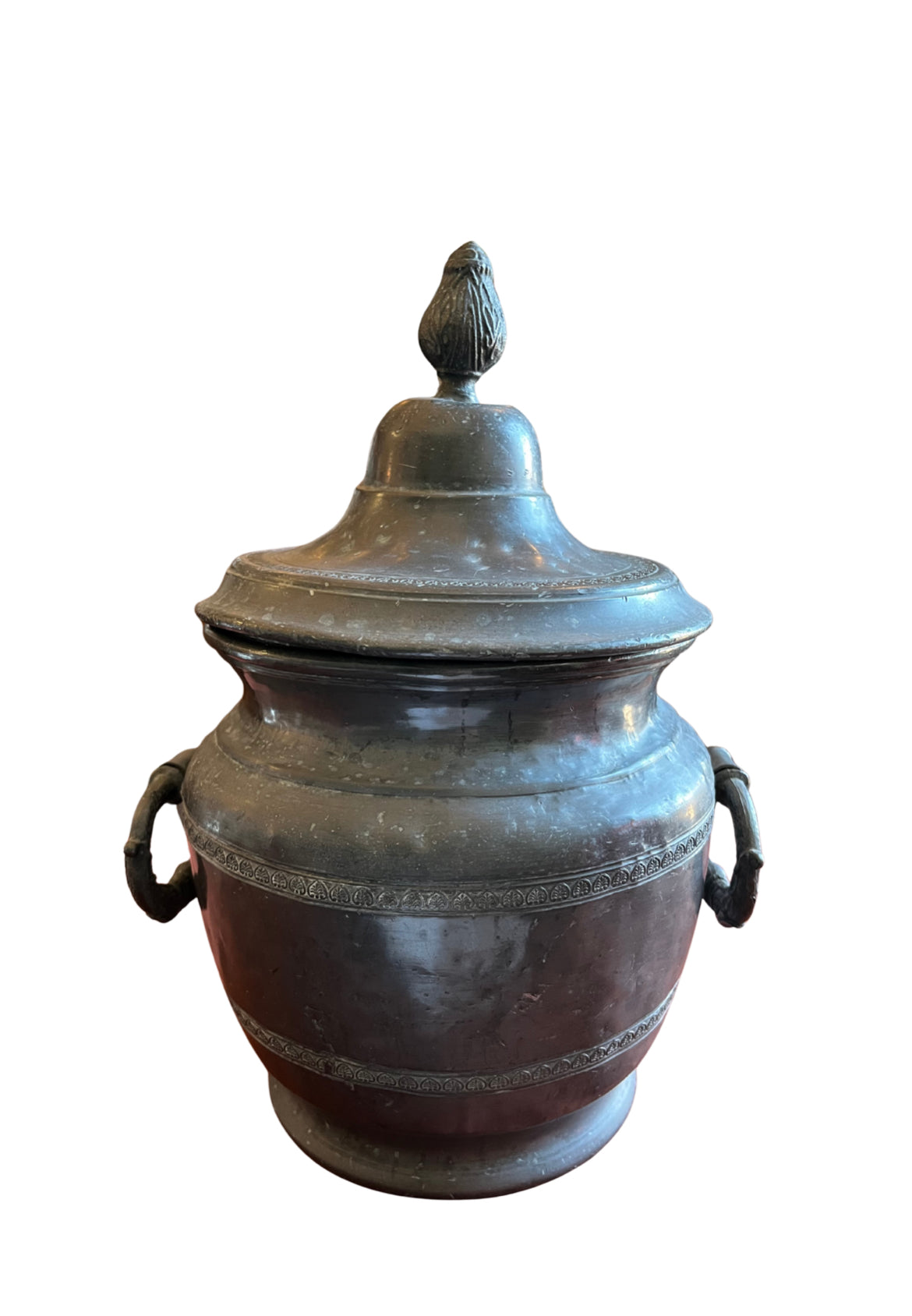 Ancienne soupière en étain