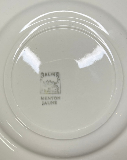 Lot de 4 petites assiettes Salins France - Menton