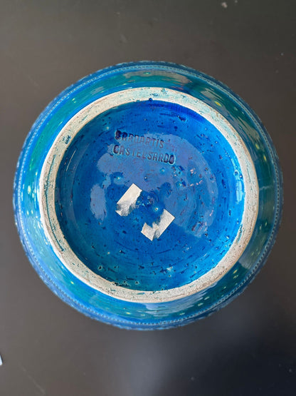 Grand vase en céramique bleue Sardartis Castelsardo – Style sarde traditionnel