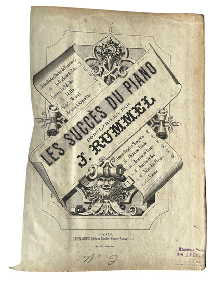 Collection de partitions « les succès du piano par J. Rummel Paris