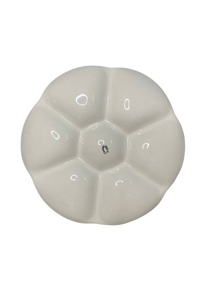 Lot de 6 assiettes à huîtres GIEN FRANCE