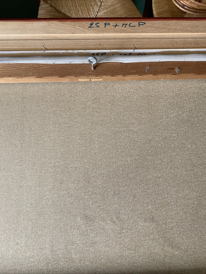 Huile Sur Toile Avec Encadrement En Bois Signé Anne Chartier