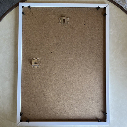 peinture aquarelle Bouquet De Fleurs Signé Sampieri Avec Encadrement