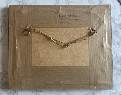 lithographie ancienne Signée Pascal Etchenic 41/115 Saint Jean De Luz 1948