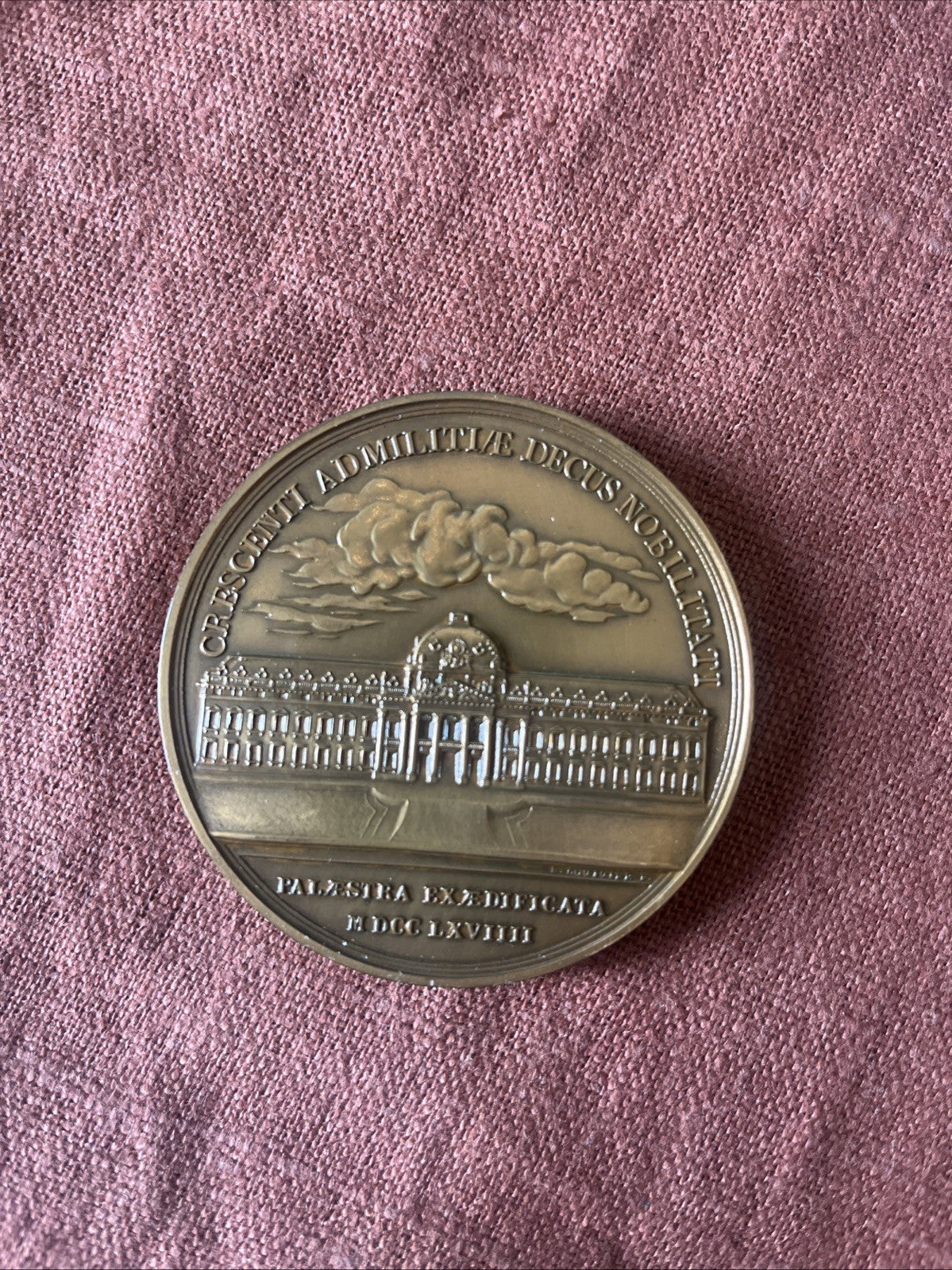 Médaille En Bronze Louis XV