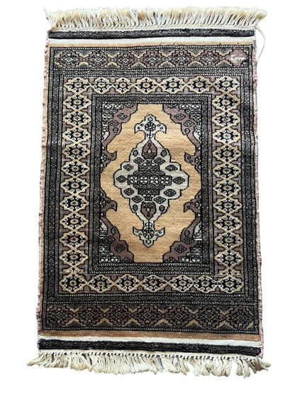 Tapis Ancien Fait Main Au Pakistan 94x59