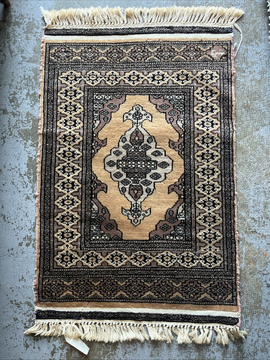 Tapis Ancien Fait Main Au Pakistan 94x59