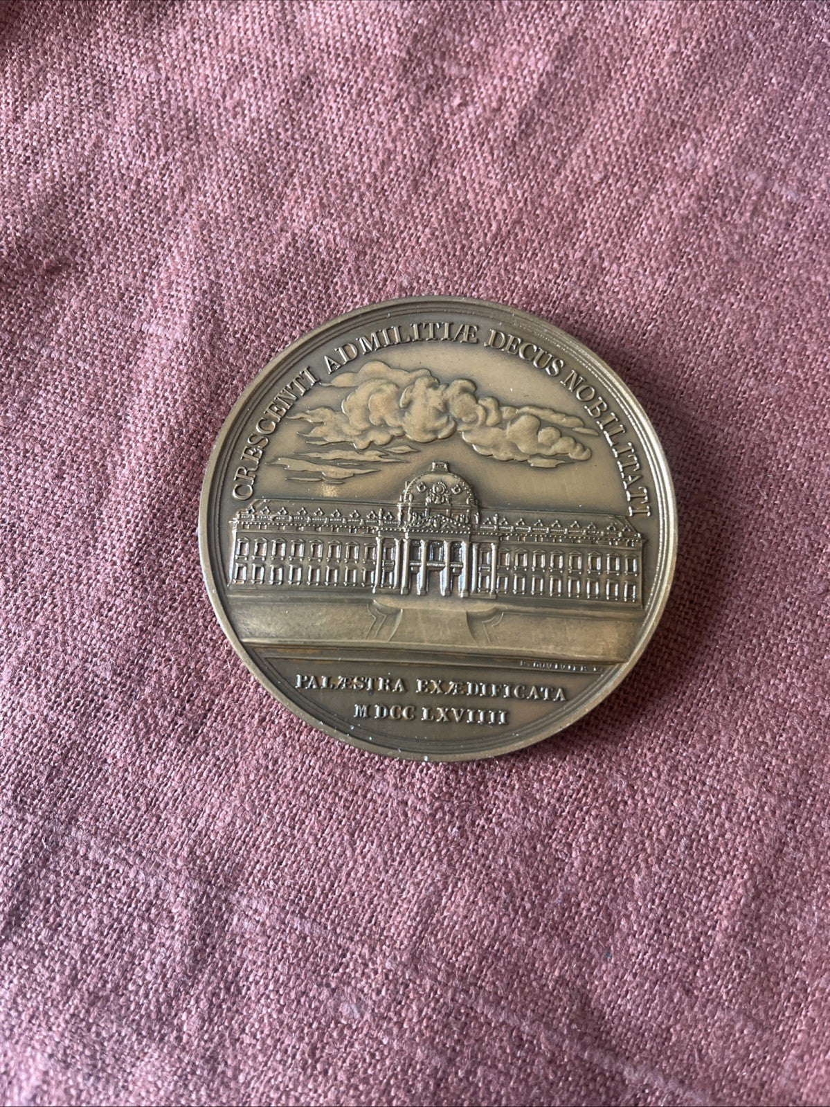 Médaille En Bronze Louis XV