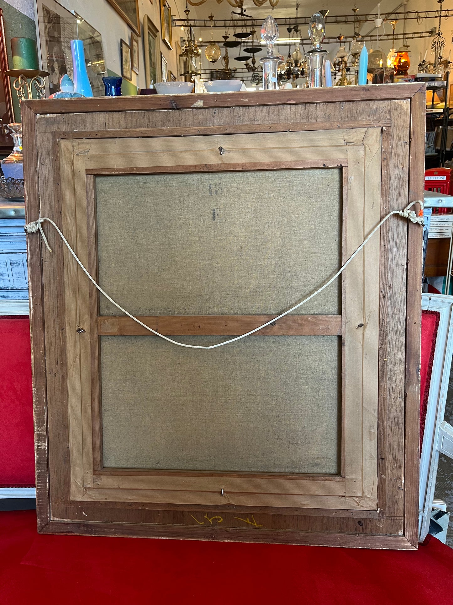 Grande huile sur toile Napoléon signée Armand