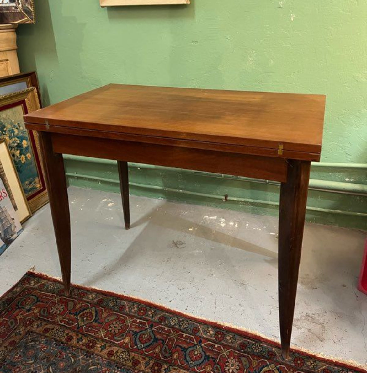 Table portefeuille en bois