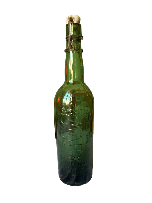 Ancienne bouteille de soda en verre Marx