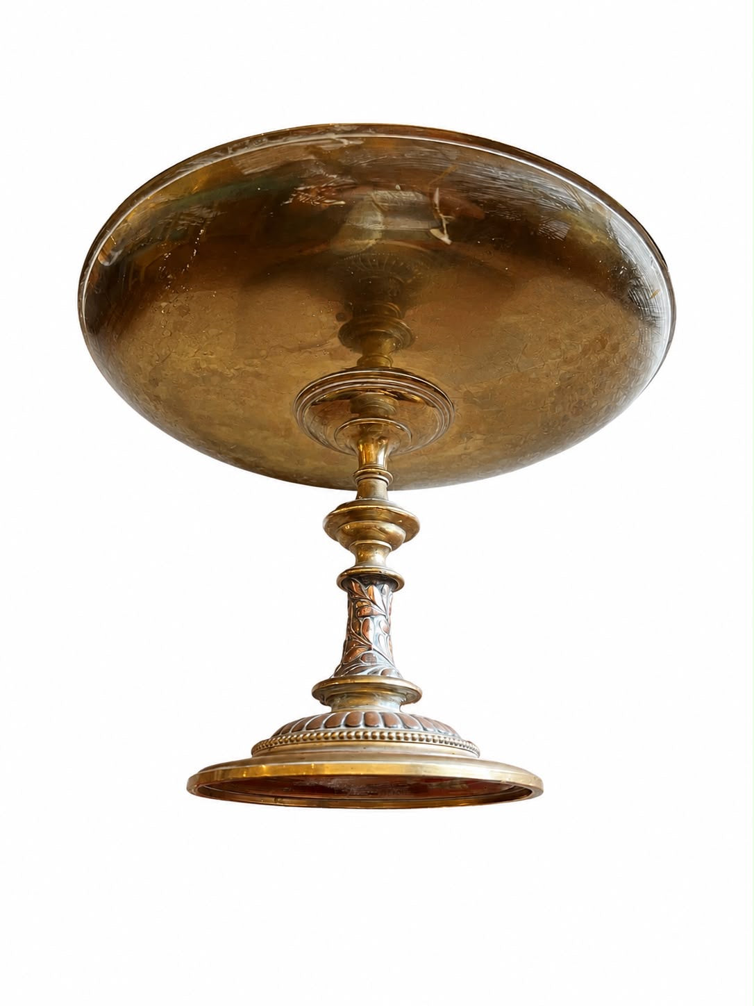 Présentoir Napoléon III signé Léopold Oudry bronze décor putti XIXe siècle