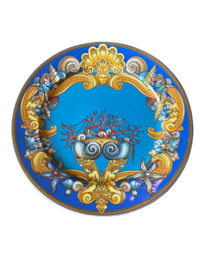 Grande Assiette Versace Rosenthal Les Trésors de la Mer 30,5 cm Medusa