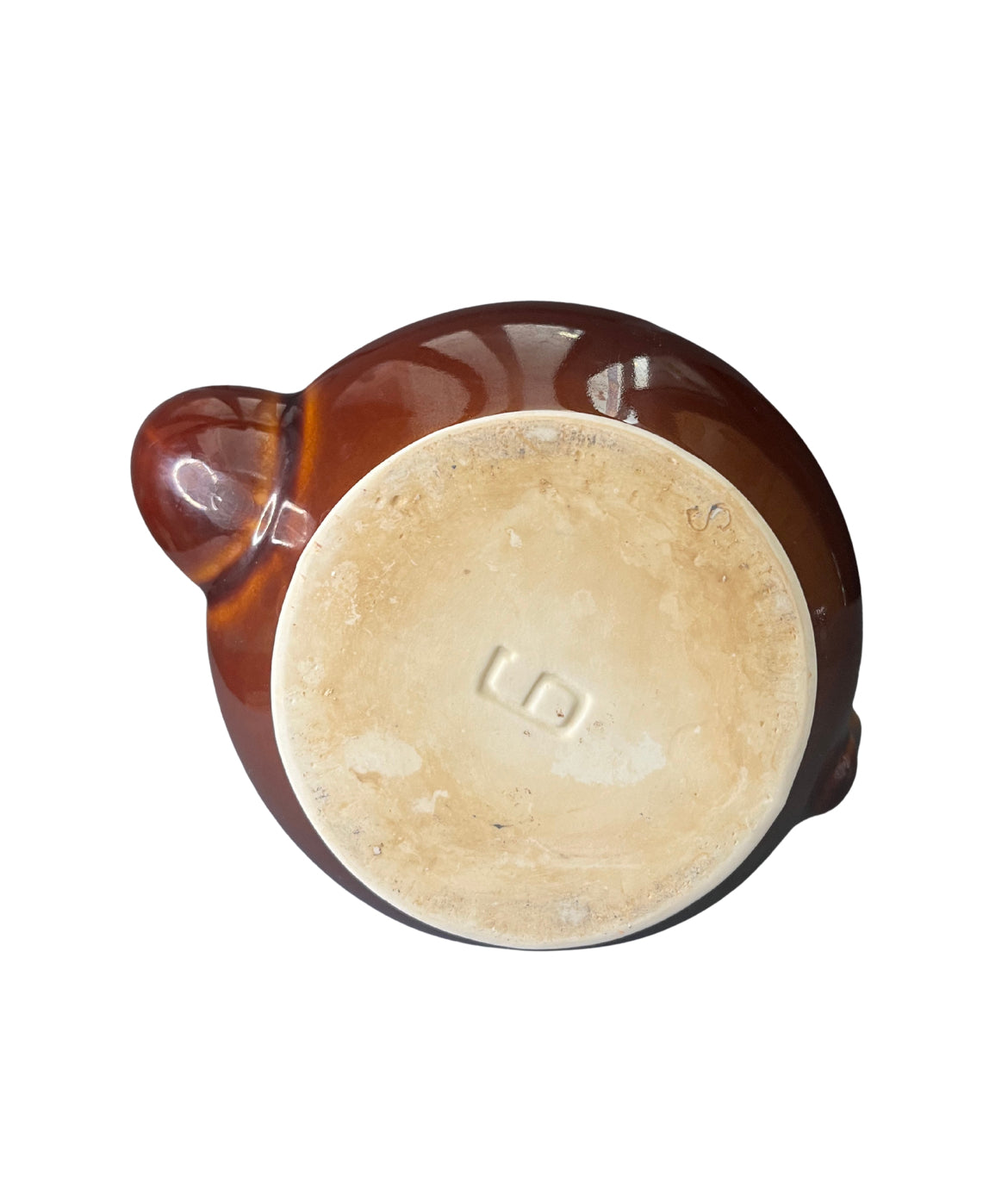 Cafetière en céramique marron