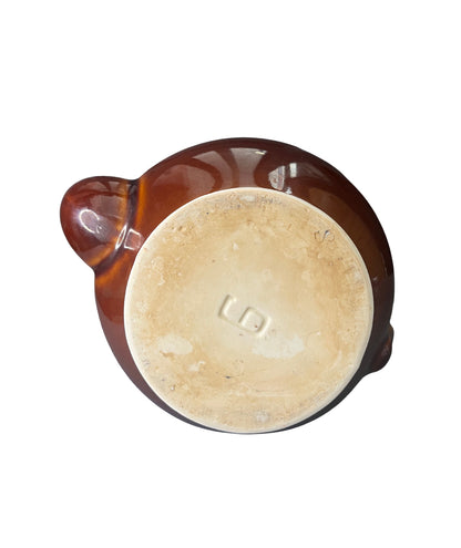 Cafetière en céramique marron