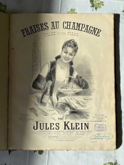 Collection de partitions « les succès du piano par J. Rummel Paris