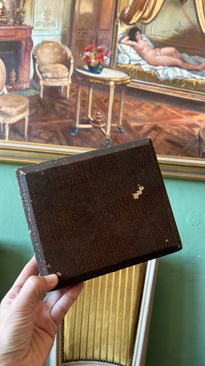 12 fourchettes à huîtres Christofle métal argenté en coffret