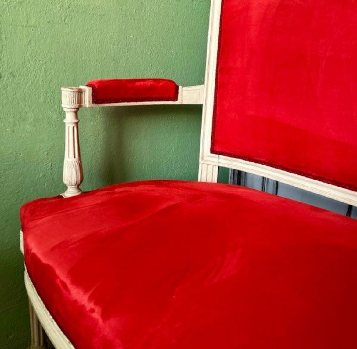 Banquette style Louis XVI