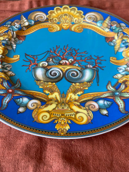 Grande Assiette Versace Rosenthal Les Trésors de la Mer 30,5 cm Medusa