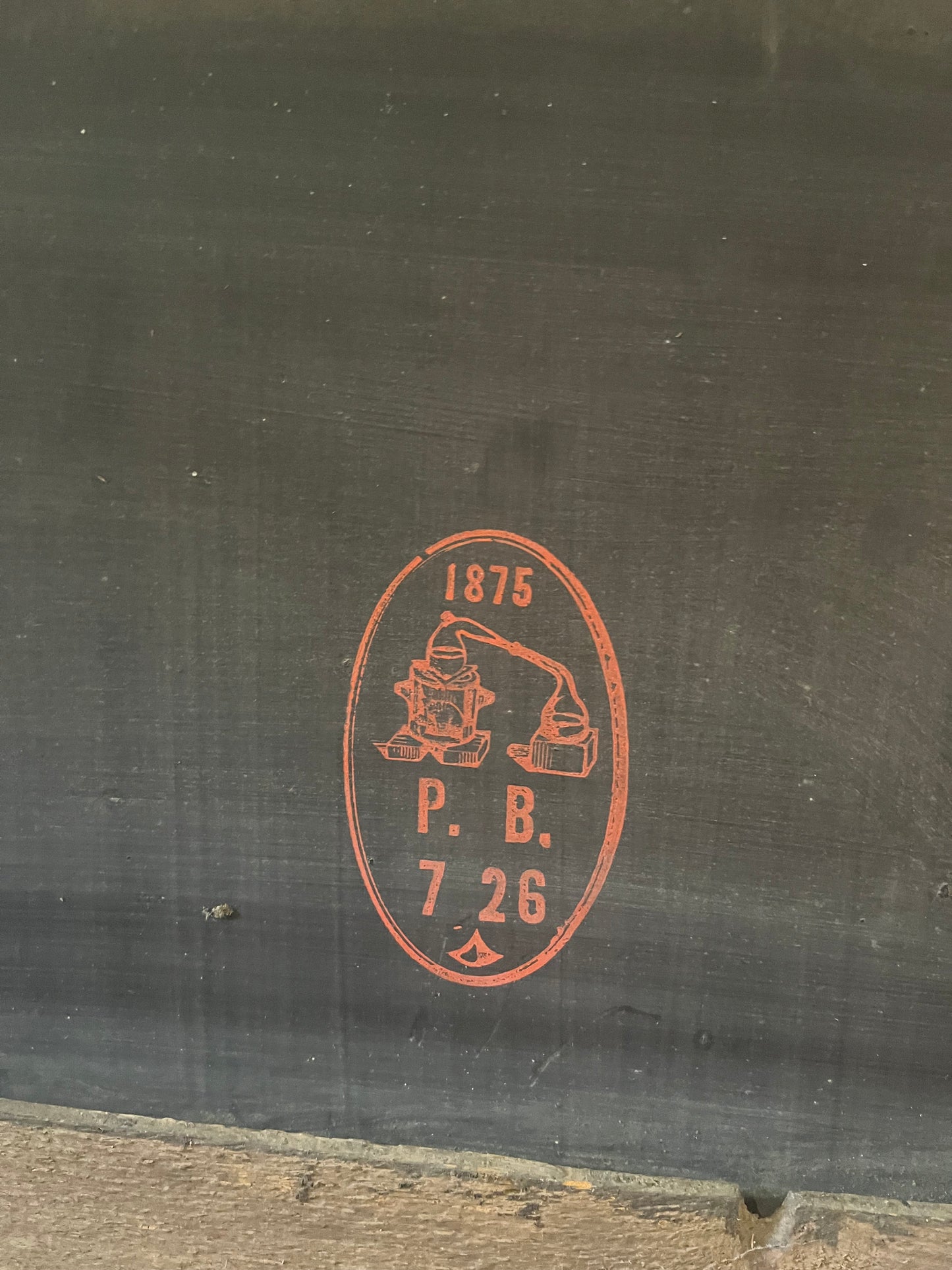 Ancien miroir en bois année 1875