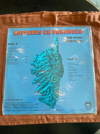 Vinyle Jean-Michel Panunzio – Guitares en vacances (Le Consul, XCMX 19.738) – LP 33 tours