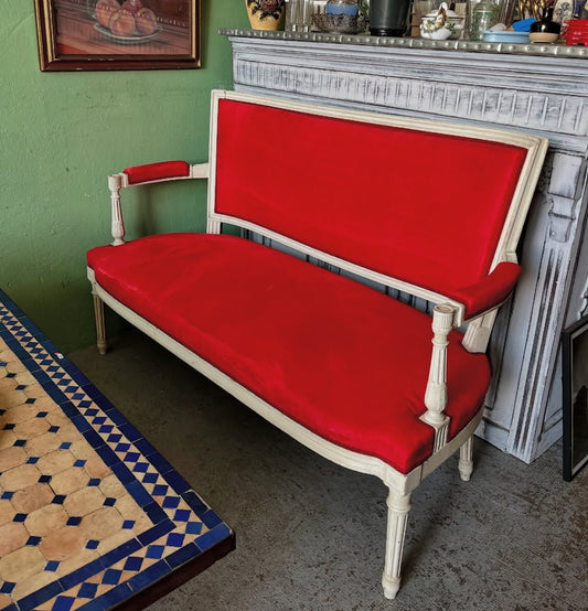 Banquette style Louis XVI