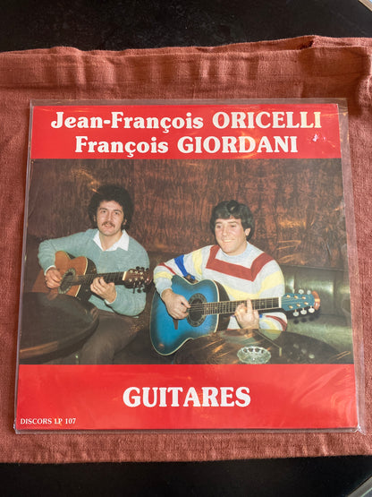 Jean-François Oricelli & François Giordani – Guitares (Discors LP 107) – LP 33 tours - vinyle -