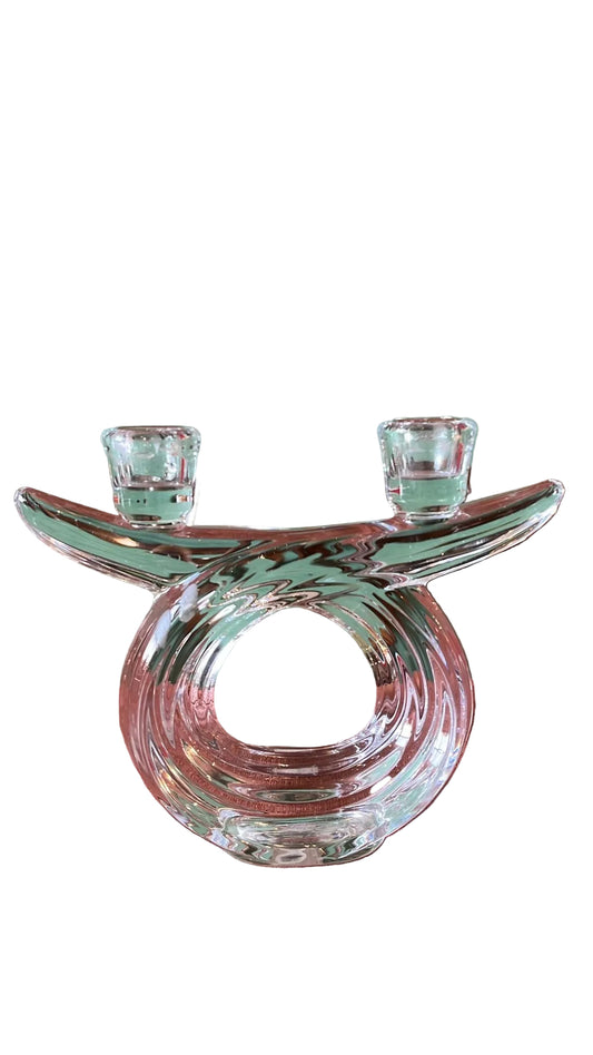 Chandelier double en cristal Cristallin – Design moderne