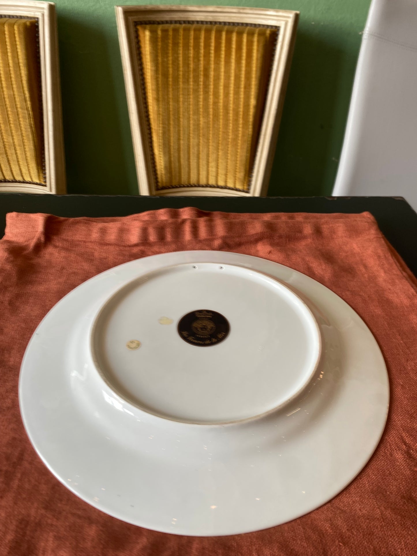 Grande Assiette Versace Rosenthal Les Trésors de la Mer 30,5 cm Medusa