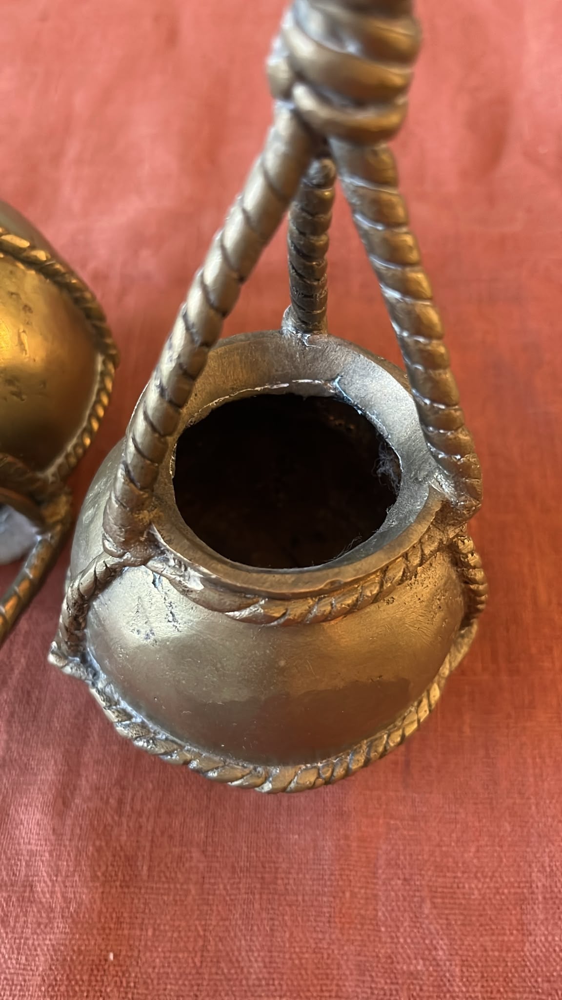 Paire de porteurs d’eau africains en bronze – XXe siècle