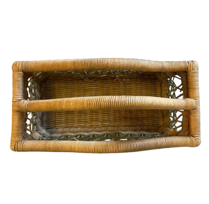 Porte revues en rotin
