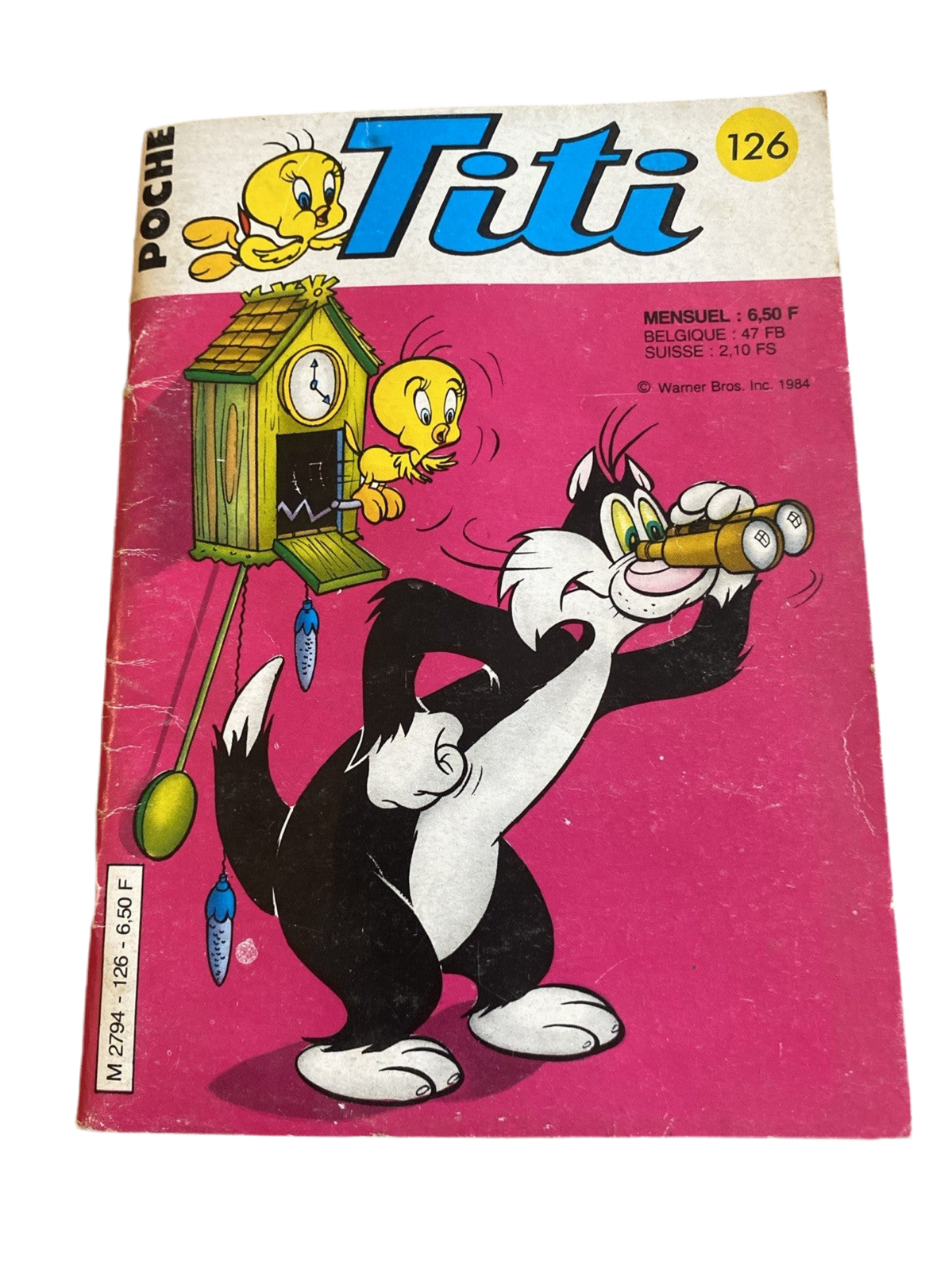 Titi Poche N°126 - 1984 Mensuel / Titi Grosminet Tweety Sylvester / BD Collector