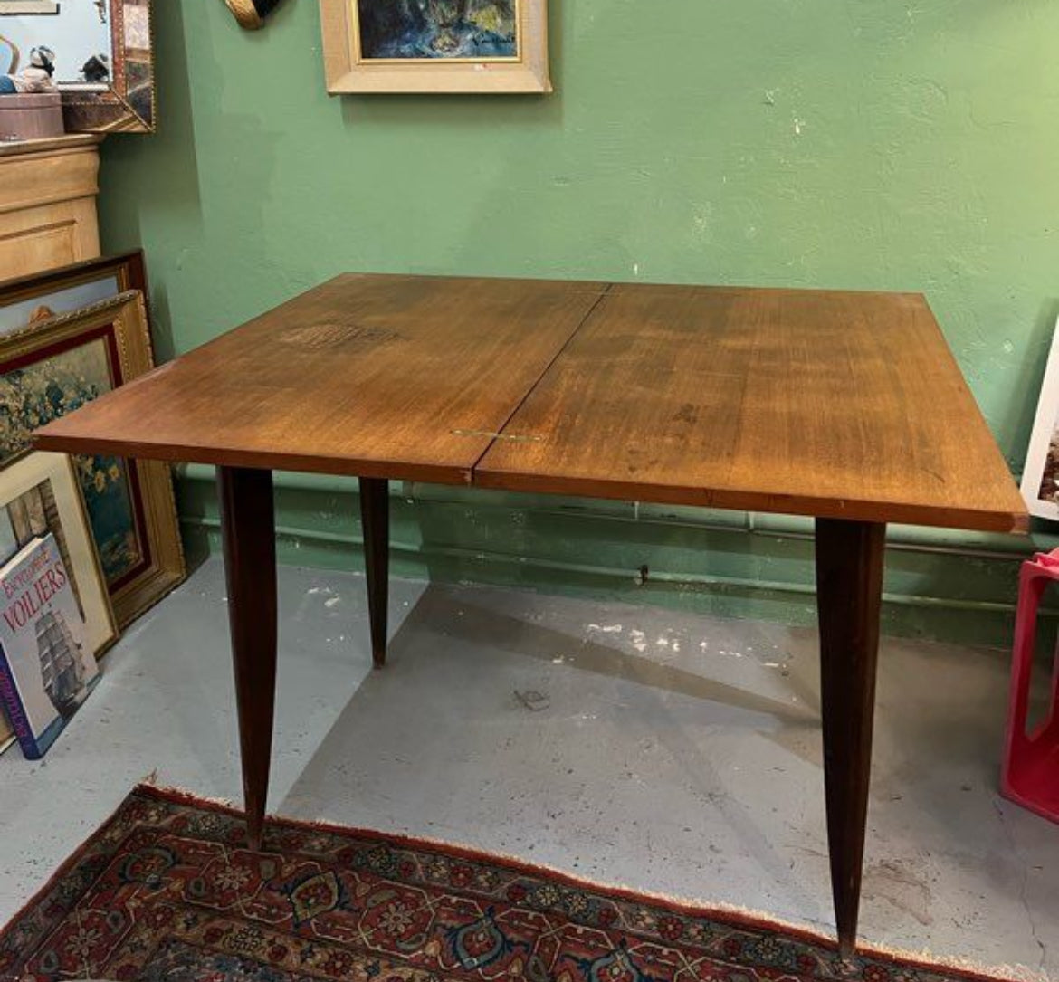 Table portefeuille en bois