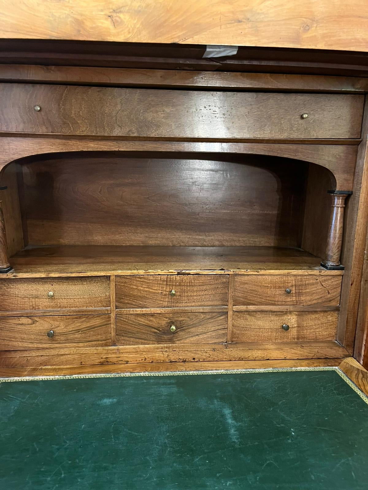 Secrétaire Louis Philippe noyer XIXe abattant bureau ancien