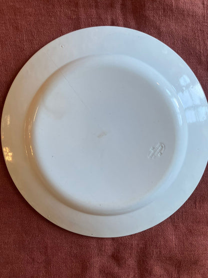 Assiette ancienne terre de fer Choisy-le-Roi Napoléon – Armée d’Italie XIXe