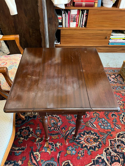 Table à abattants bois ancienne table pliante avec tiroir