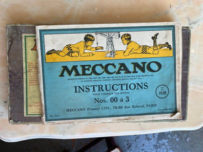 Ancienne boîte MECCANO