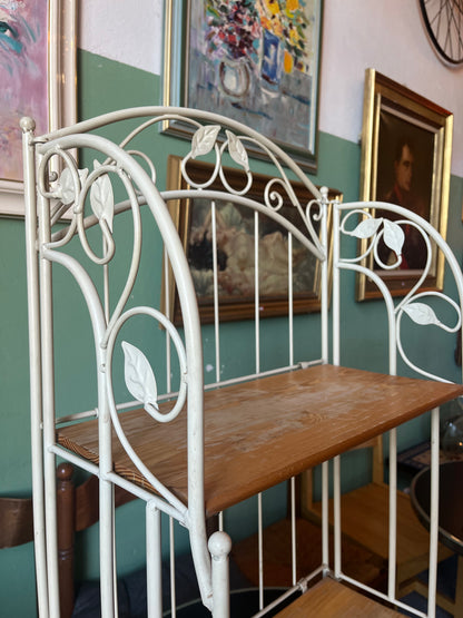 Étagère en fer deux étages