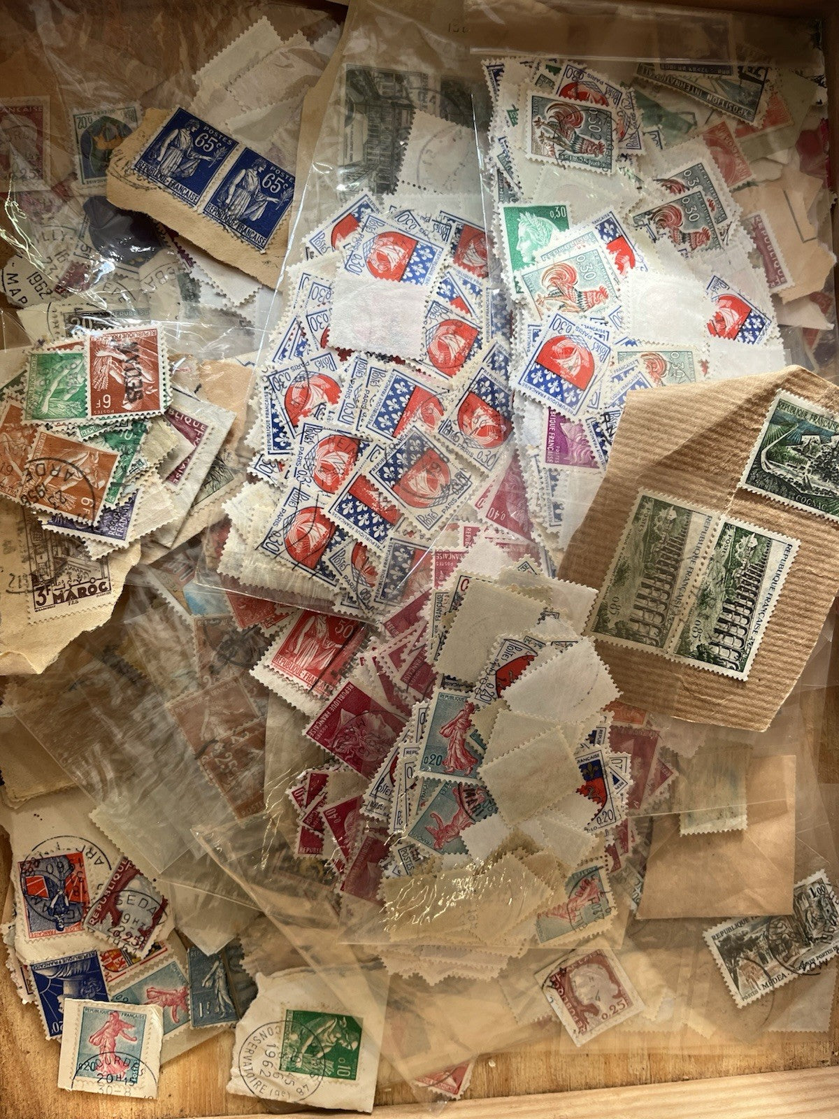 Lot De Timbres Anciens
