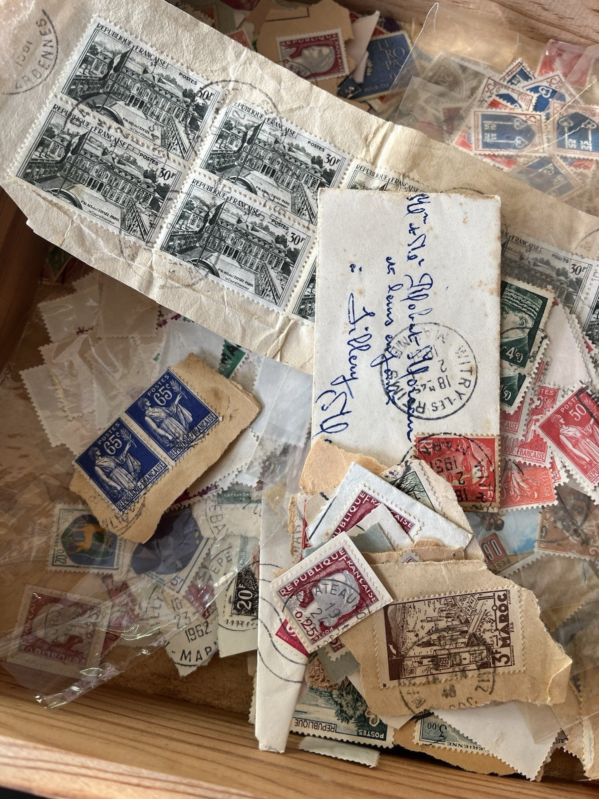 Lot De Timbres Anciens