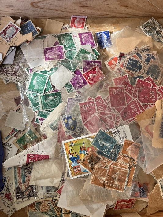 Lot De Timbres Anciens