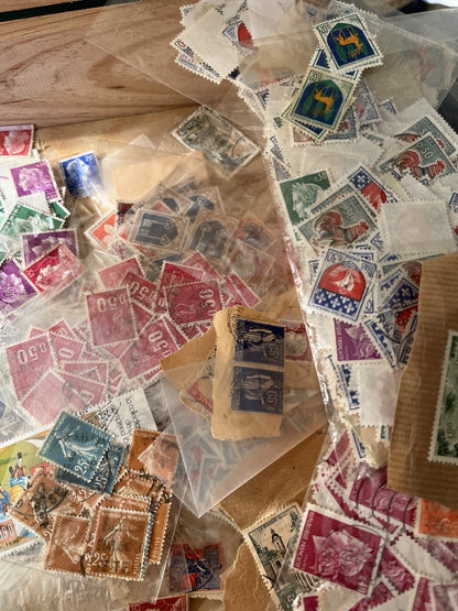 Lot De Timbres Anciens