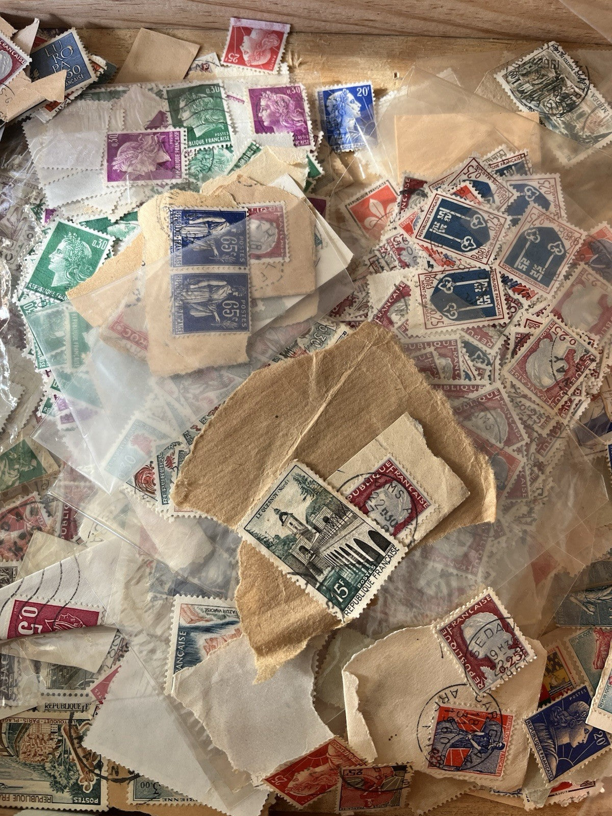Lot De Timbres Anciens